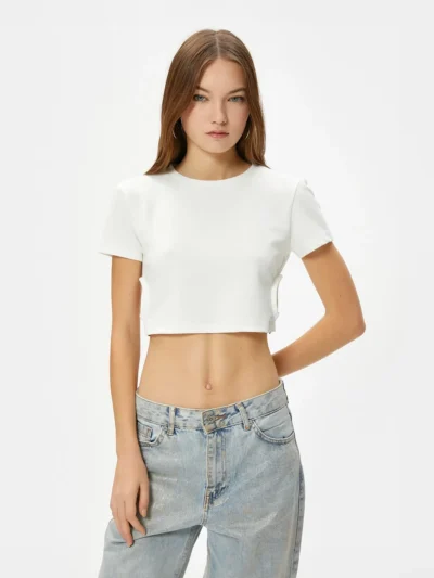 Slim Fit Basic Solid Color T-Shirt